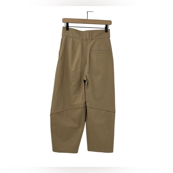 NWT COS Cotton Trousers With Wrapped Seams In Beige - Picture 6 of 8